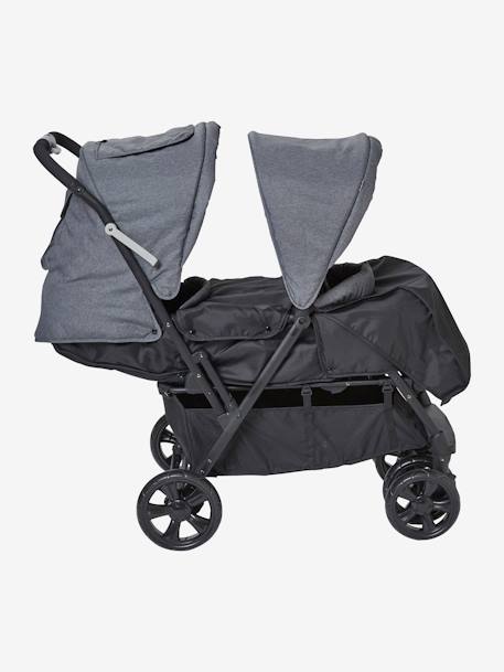 Dubbele kinderwagen vertbaudet Duocity2 Grijs - vertbaudet enfant 