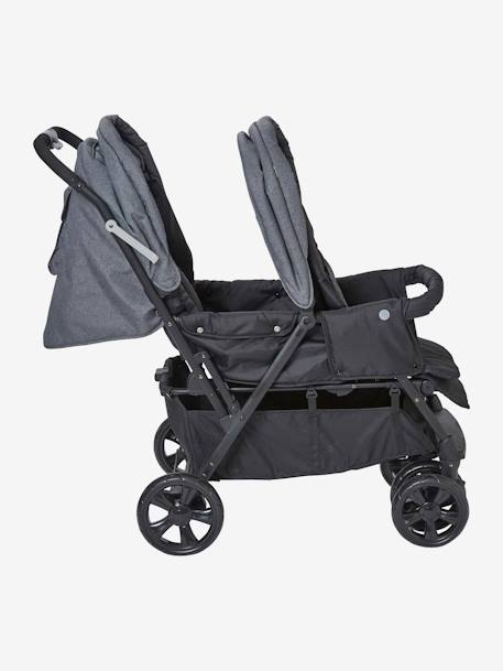 Dubbele kinderwagen vertbaudet Duocity2 Grijs - vertbaudet enfant 