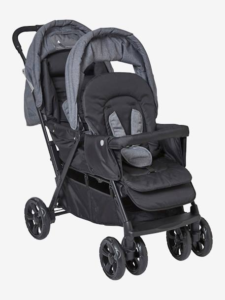 Dubbele kinderwagen vertbaudet Duocity2 Grijs - vertbaudet enfant 