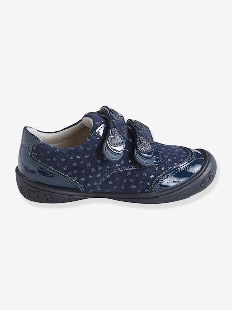 Leren meisjes derbies kleutercollectie Marineblauw - vertbaudet enfant 