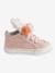 Halfhoge sneakers meisjesbaby 3 kwastjes Lichtroze - vertbaudet enfant 